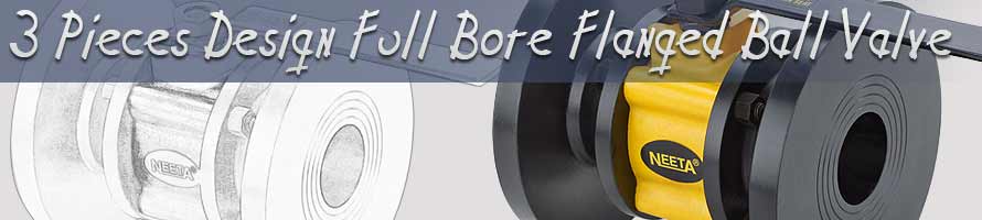 3 Pieces Design Full Bore Flanged Ball Valve | neeta valves, santoshi engineering works, rajkot, manufacturer, supplier of ball valves, industrial ball valves, bore ball valves manufacturer, precision ball valves supplier, ball valves in rajkot, ball valves manufacturers, santoshi valves, flanged ball valves, full bore flanged ball valves, valves suppliers, valves manufacturers, all kinds of industrial valves manufacturer & supplier in gujarat, india
